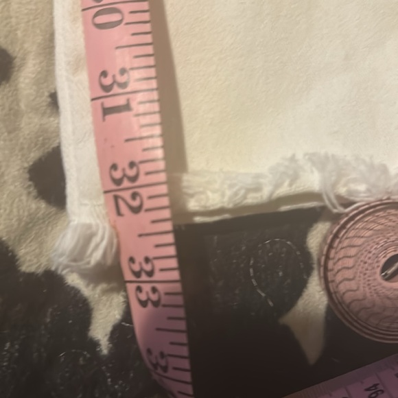 L&b small bell bottom white stretch jean material - Picture 5 of 5